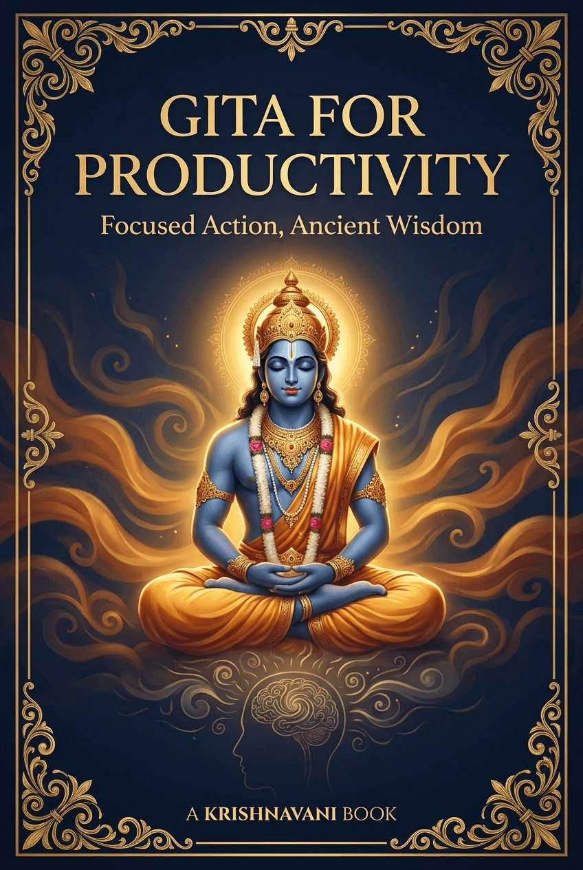 Bhagavad Gita for Productivity ebook cover